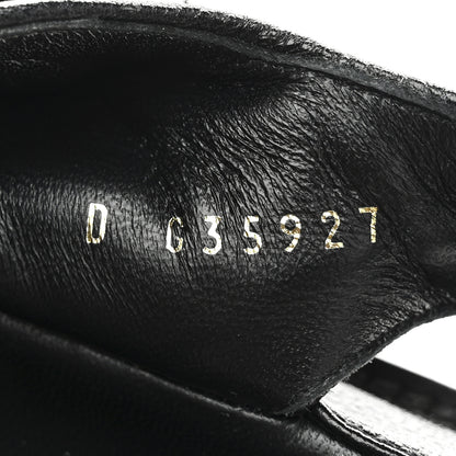 Chanel Grained Calfskin Velcro Dad Sandals 40 Black 8 of 10