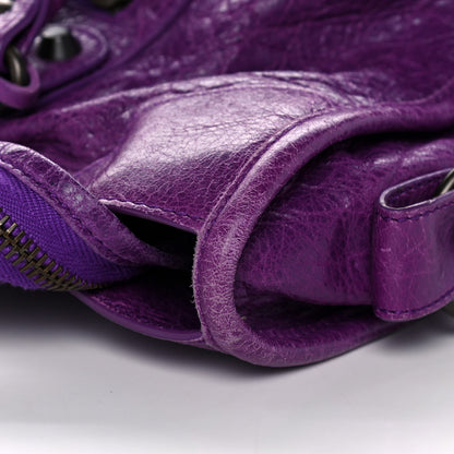 Balenciaga Agneau Classic Hardware City Dark Violet 9 of 14