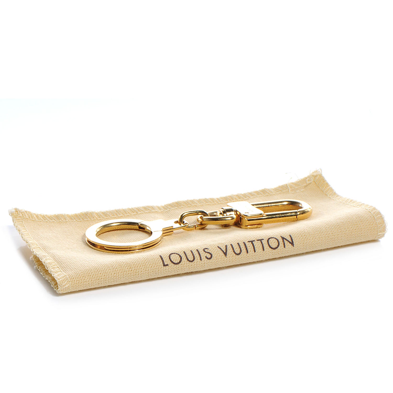 Louis Vuitton Pochette Extender Key Ring Gold 5 of 5