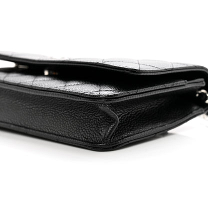 Chanel Caviar Quilted Wallet on Chain WOC Black 11 of 11
