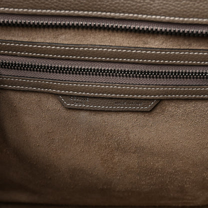 Celine Drummed Calfskin Mini Luggage Souris 5 of 9