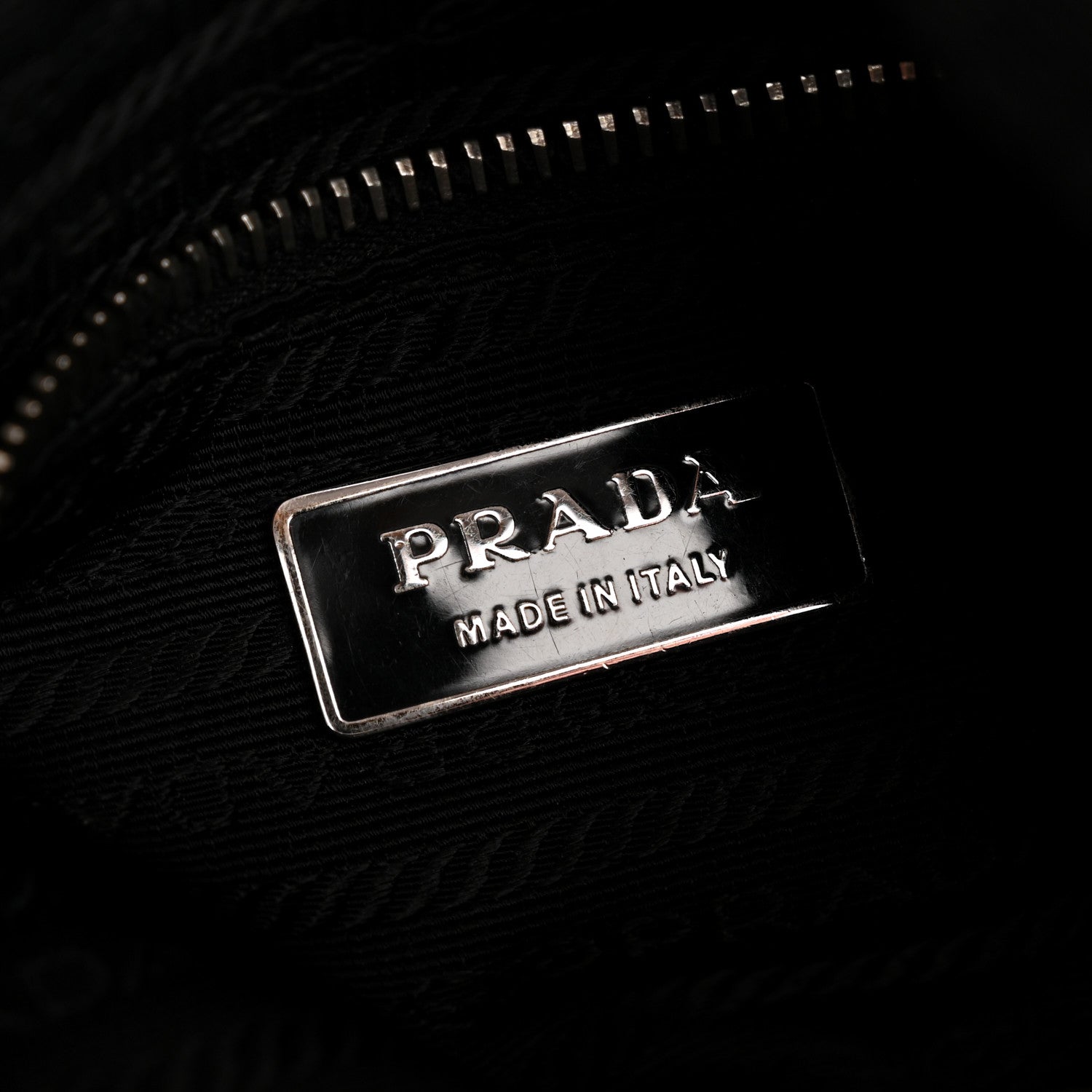 Prada Nylon Vela Grommet Tote Black 6 of 12