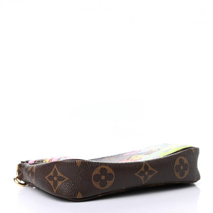 Louis Vuitton Monogram 2021 Christmas Animation Japanese Garden Mini Pochette Accessories Wisteria Pink 4 of 7