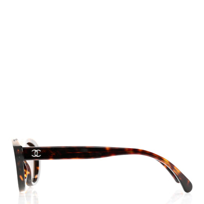 Chanel Acetate Oval Sunglasses 5416 Tortoise Beige 3 of 9