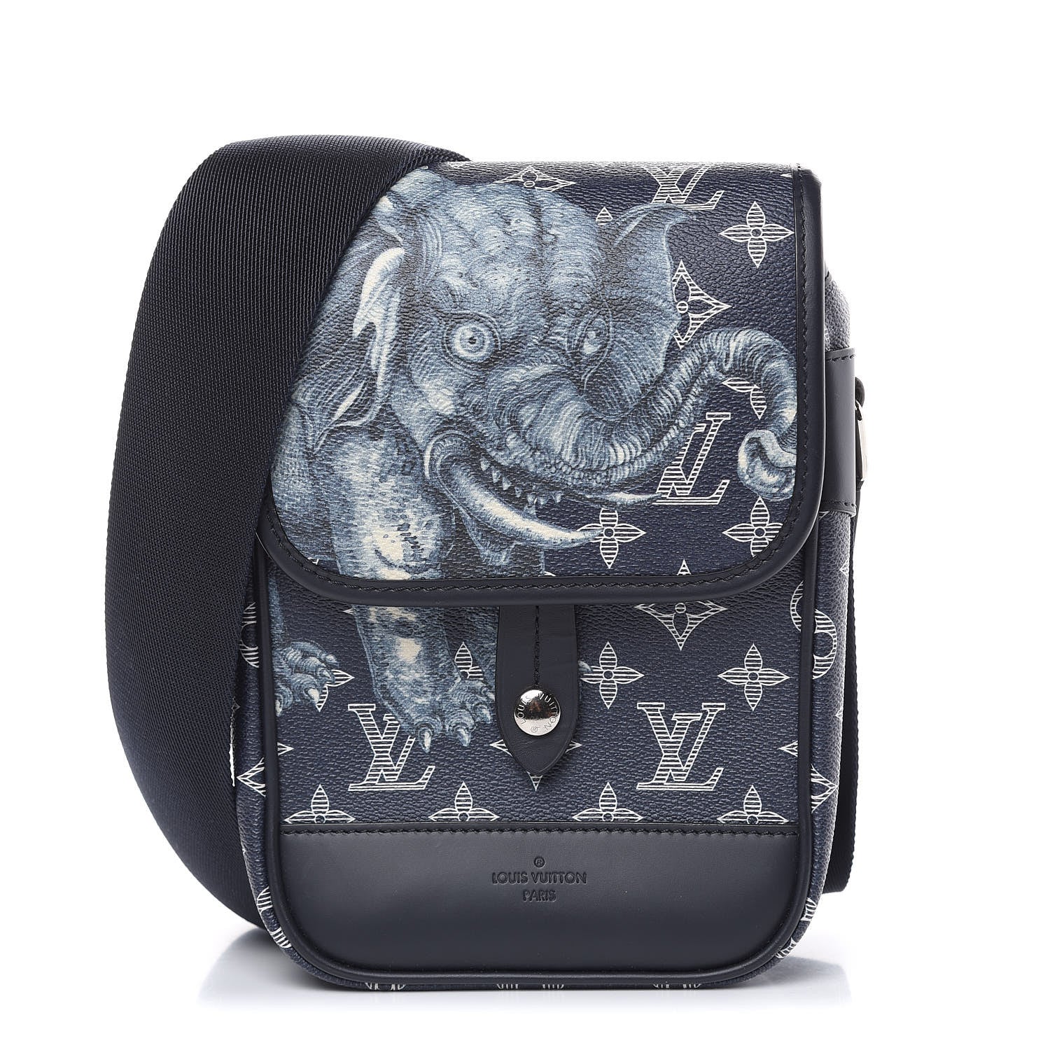 Louis Vuitton Savane Monogram Elephant Chapman Messenger BB Encre 1 of 8