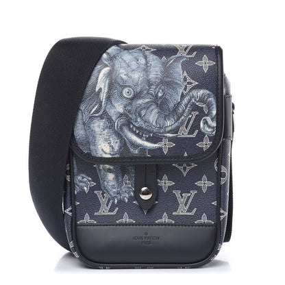 Louis Vuitton Savane Monogram Elephant Chapman Messenger BB Encre 1 of 8