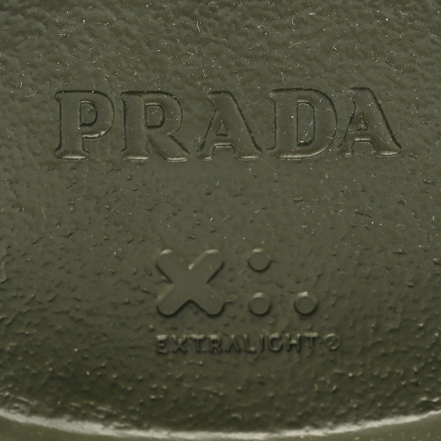 Prada Spazzolato Rois Re-Nylon Metal Triangle Logo Monolith Pouch Pocket 60mm Combat Boots 37.5 Militare 6 of 11