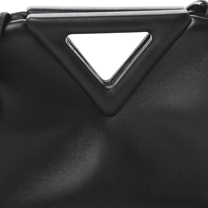Bottega Veneta Calfskin Small The Point Triangle Bag Black 7 of 9