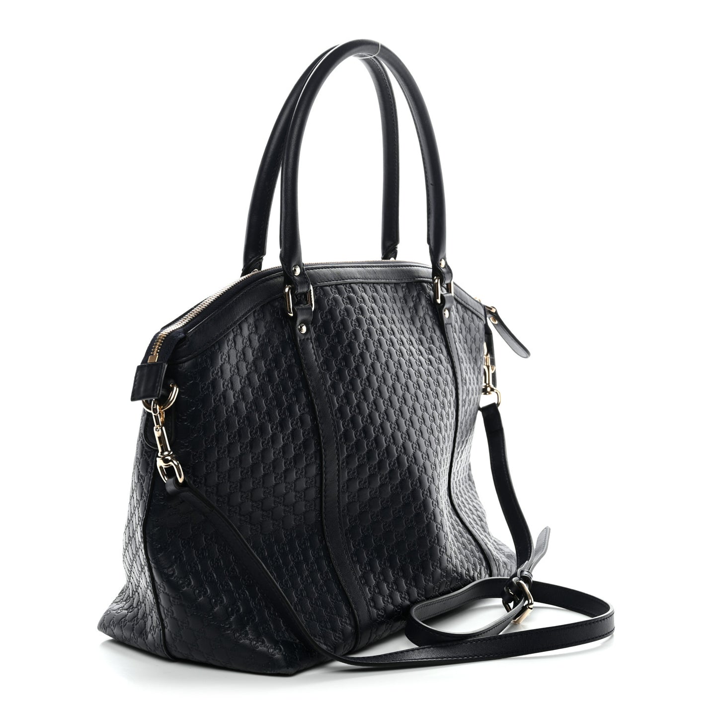 Soft Microguccissima Dome Satchel Navy