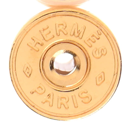 Hermes Rose Gold Lacquered Mini Pop H Earrings Rose Dragee 4 of 6