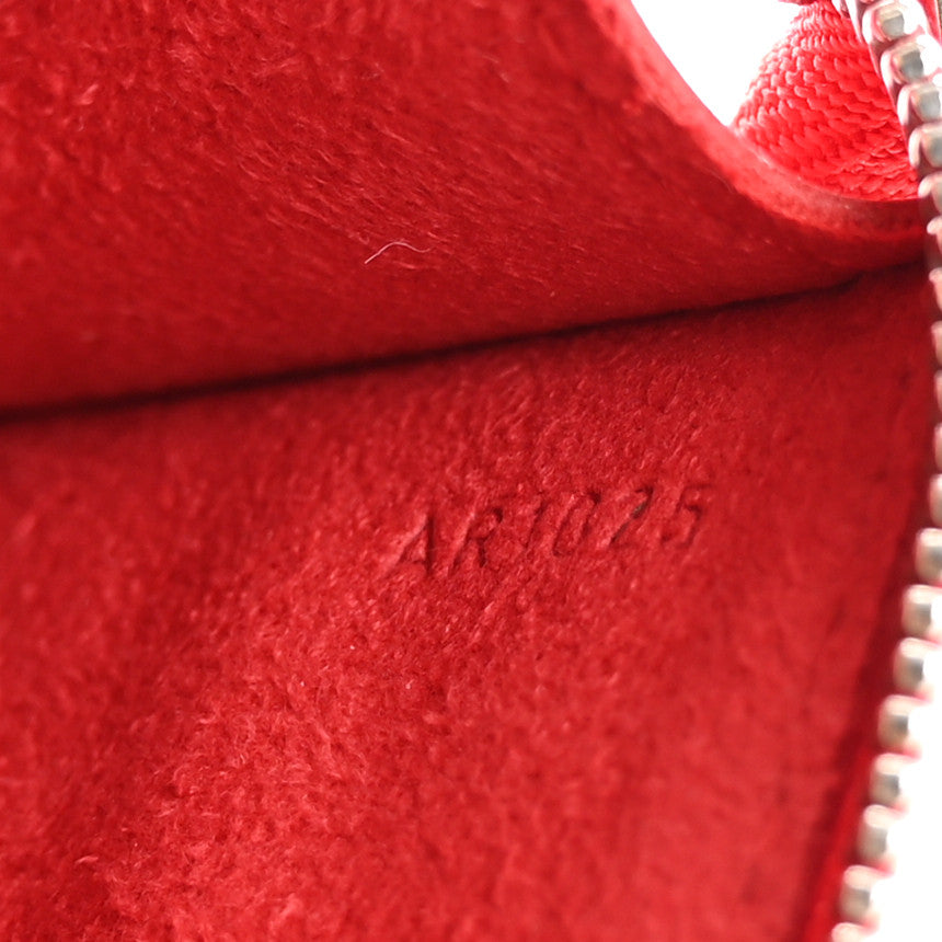 Epi Pochette Accessories 24 Castillan Red