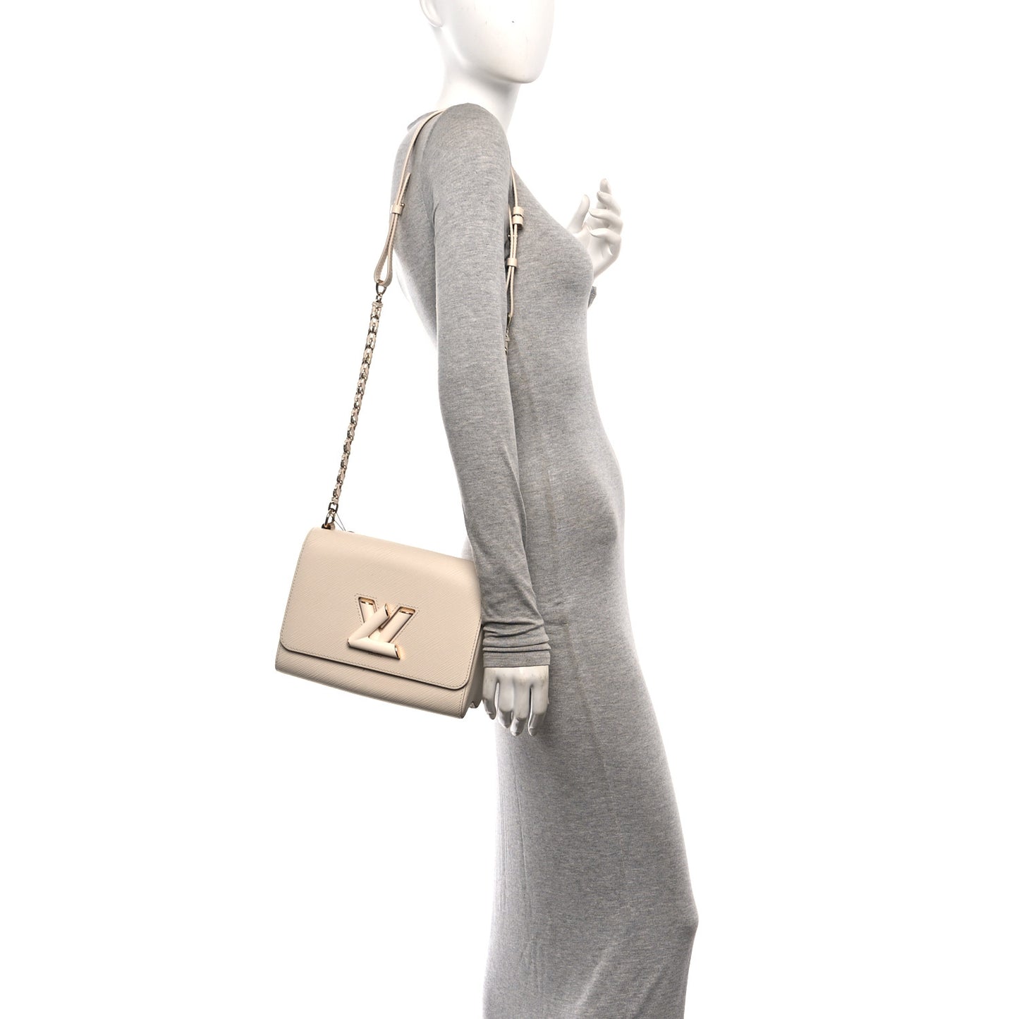 Epi Twist Shoulder Bag MM Quartz