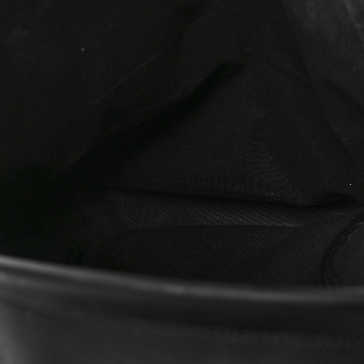 Calfskin Logo Small Backpack Black