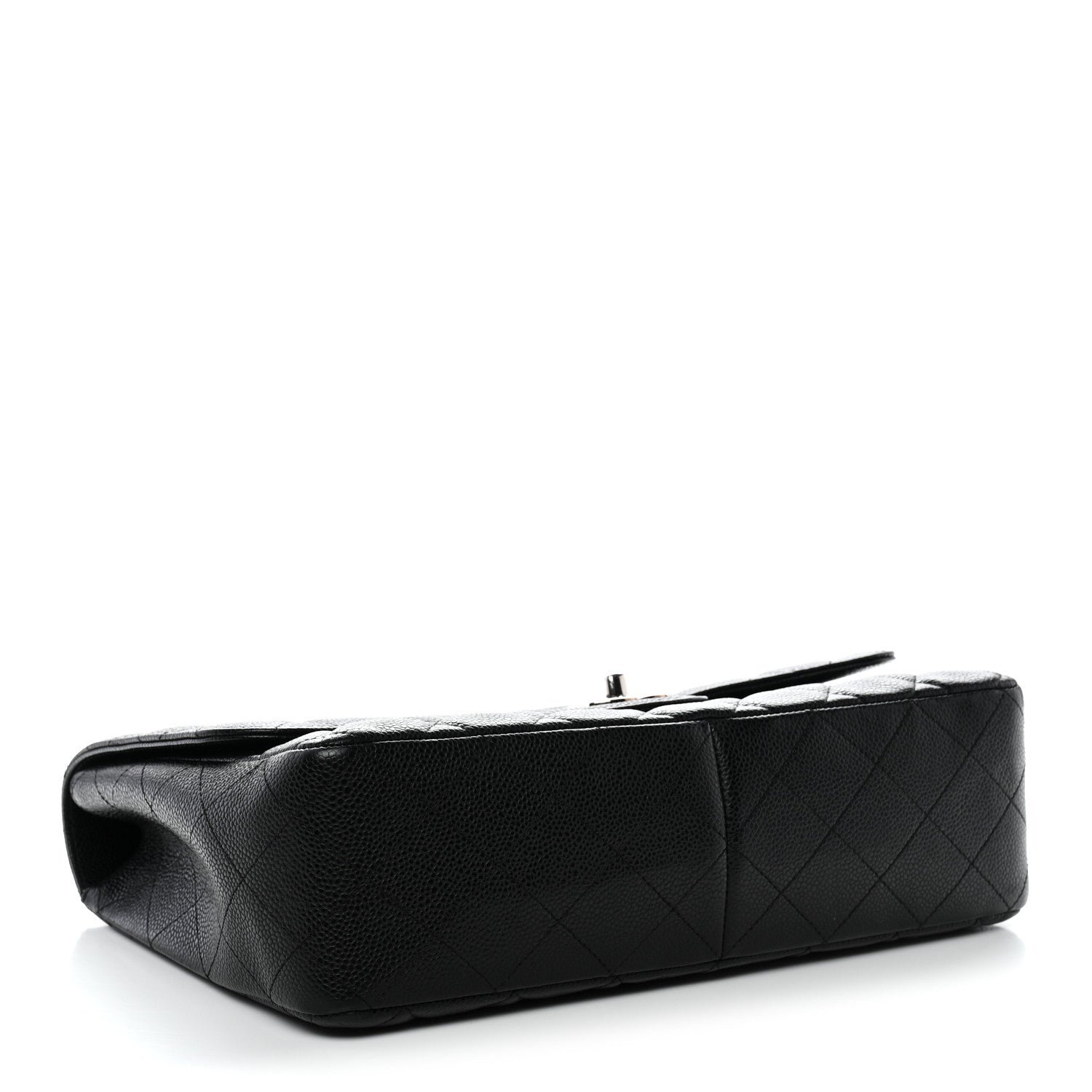 Chanel Caviar Quilted Jumbo Single Flap Black 4 of 12