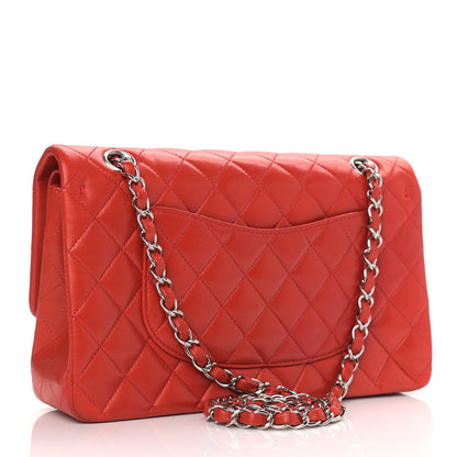 Chanel Lambskin Quilted Medium Double Flap Red 3 of 11