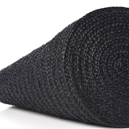 Saint Laurent Raffia Medium Panier Bag Black 5 of 10