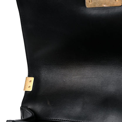 Chanel Lambskin Quilted Medium Boy Flap Black 20 of 29