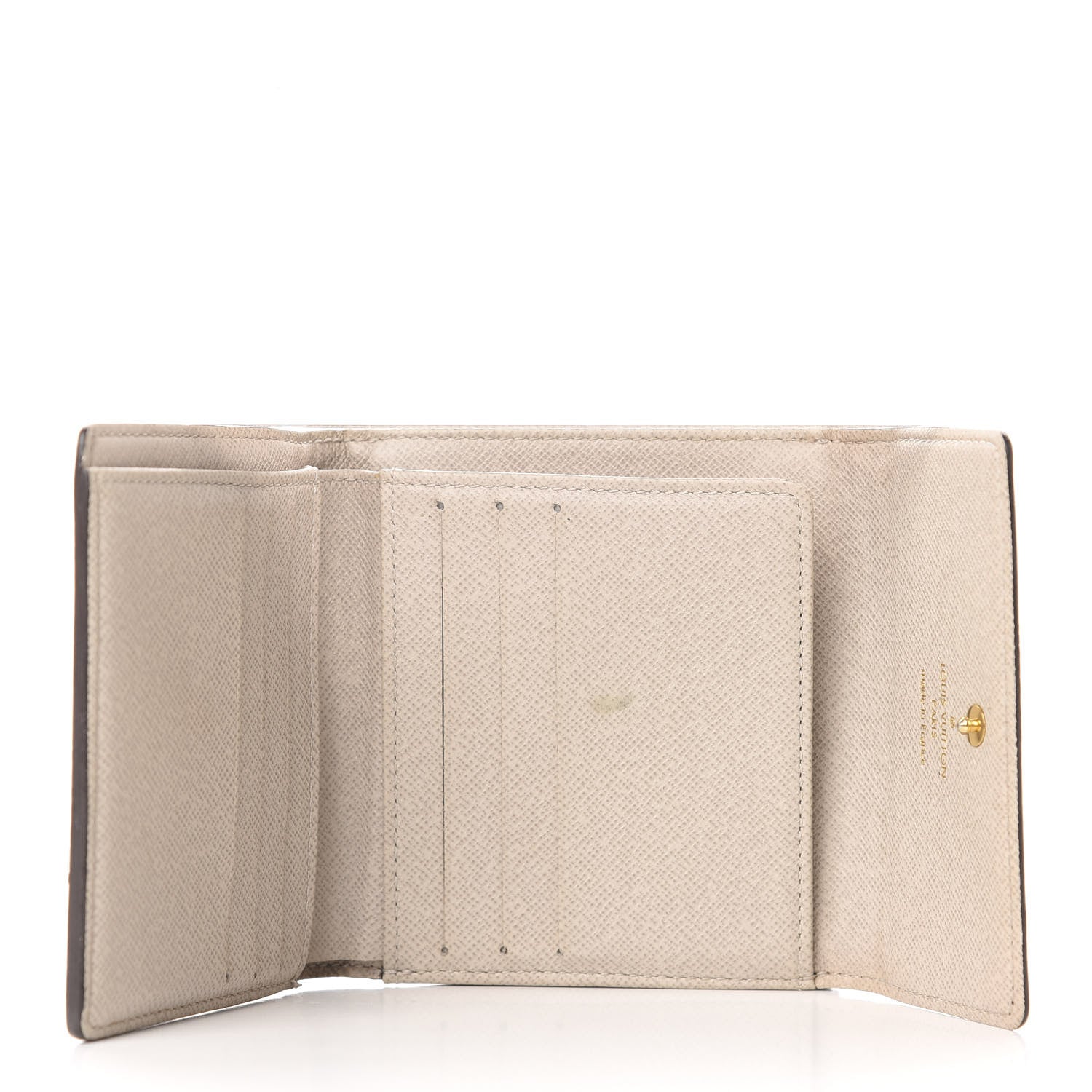 Louis Vuitton Monogram Dentelle Elise Wallet Silver 5 of 11