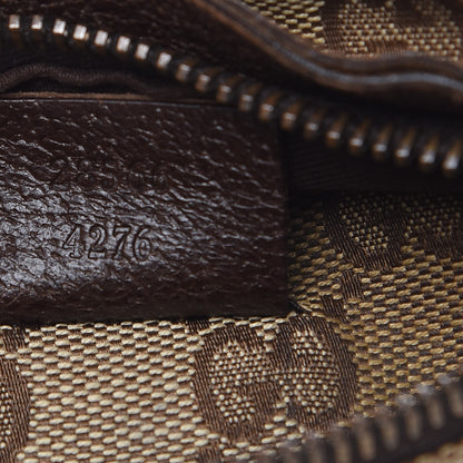 Gucci Monogram Web Belt Bag Dark Brown 7 of 15