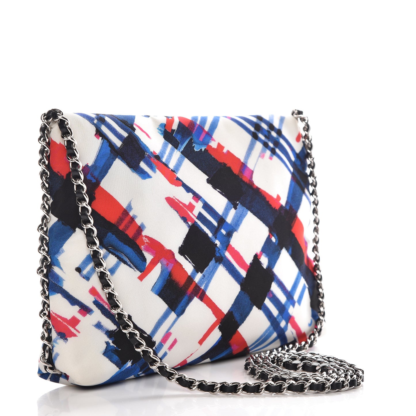 Canvas Printed Airline Crossbody Bag Multicolor