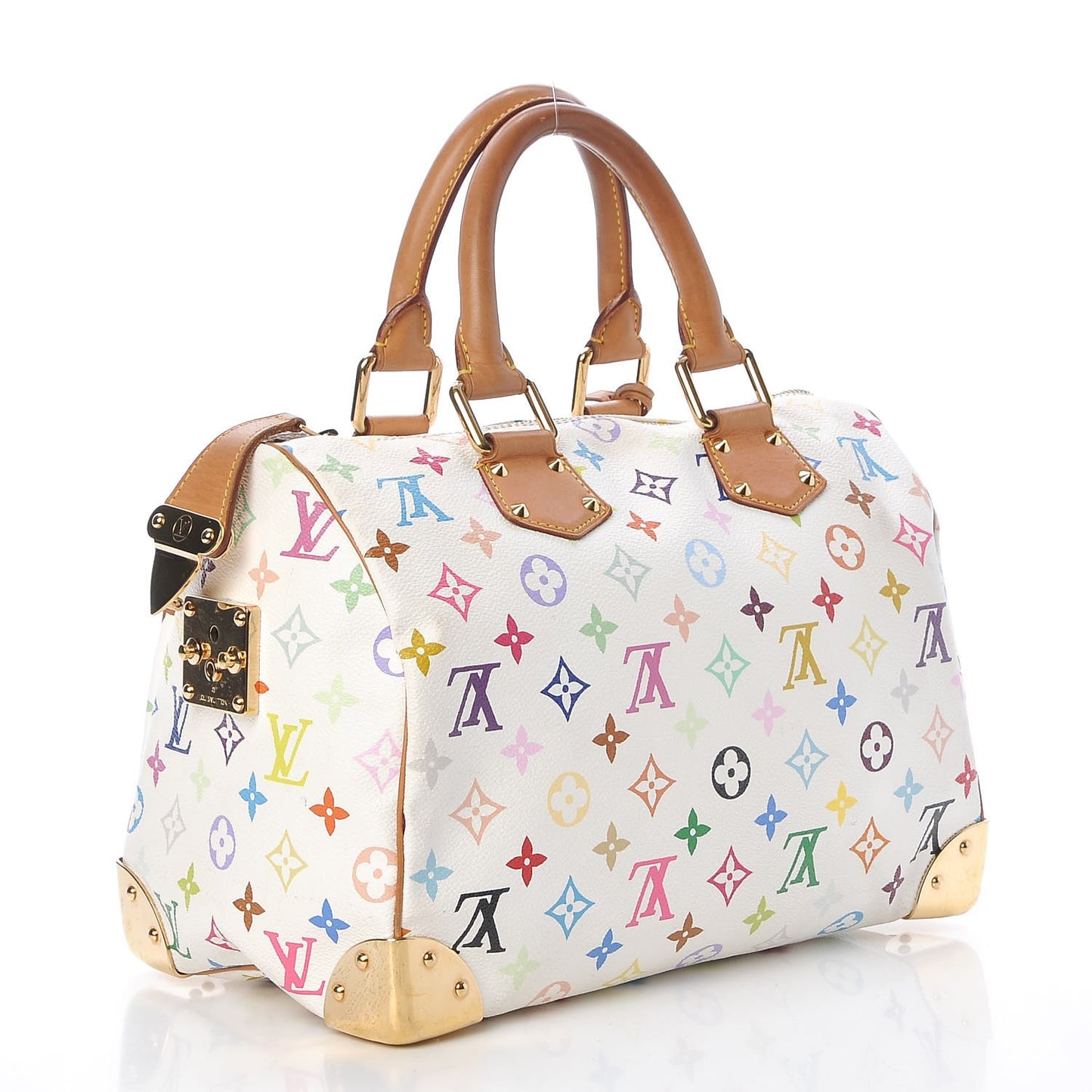 Monogram Multicolor Speedy 30 White