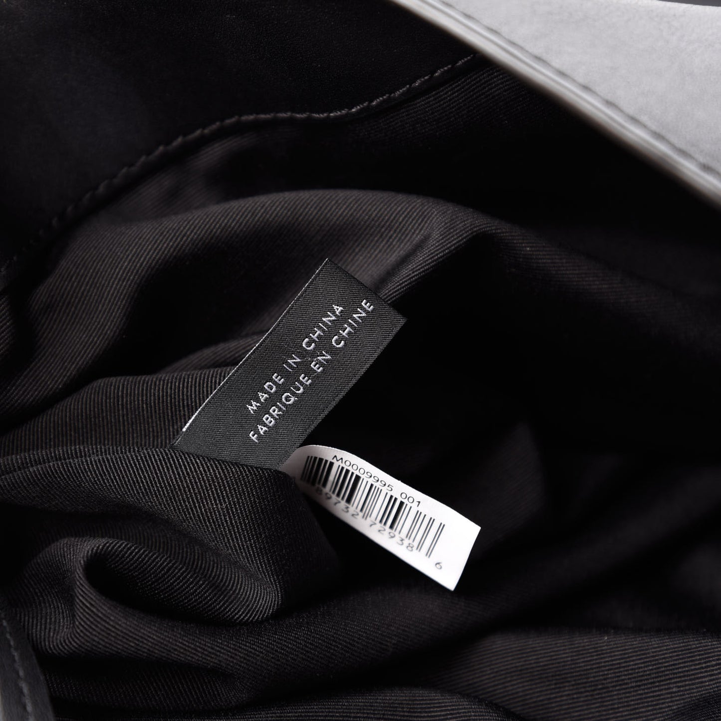 Calfskin Large Wingman Badges Shopping Tote Black