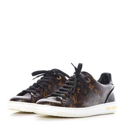 Louis Vuitton Patent Monogram Frontrow Sneakers 36.5 3 of 11