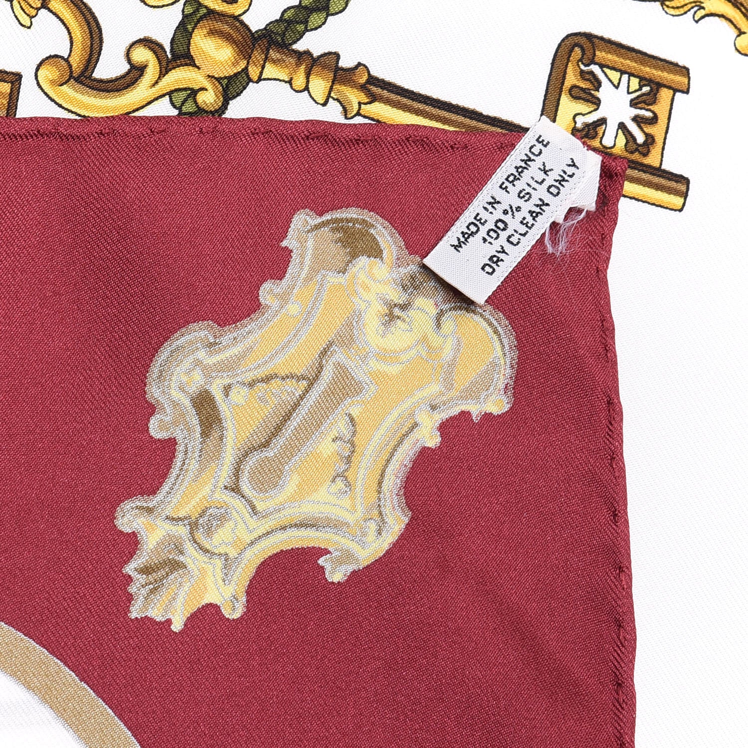 Hermes Silk Keys Les Cles Scarf 90 3 of 3