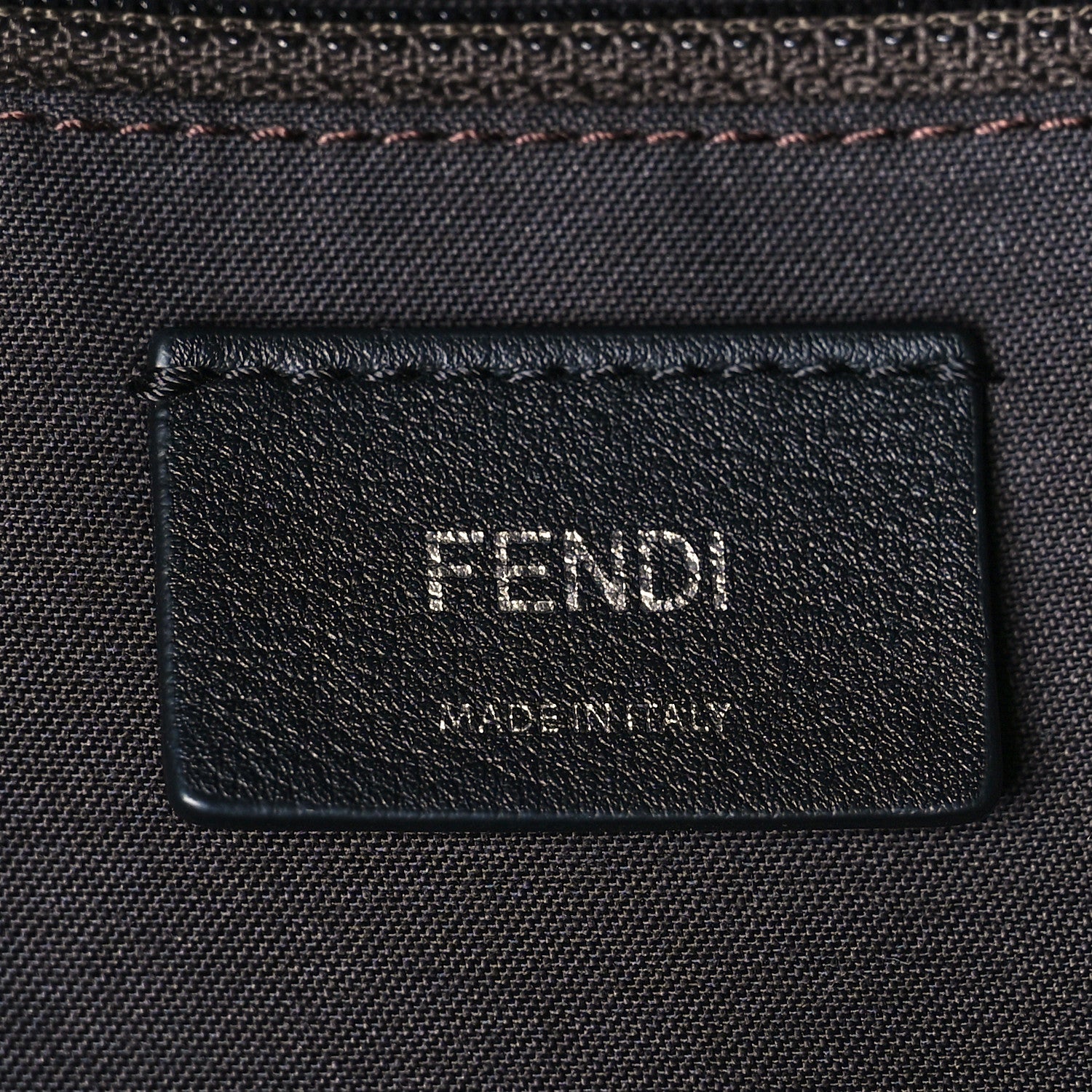 Fendi Nylon Vitello Elite Fox Goat Monster Eyes Studded Backpack Acciaio Pimento Multicolor 6 of 9