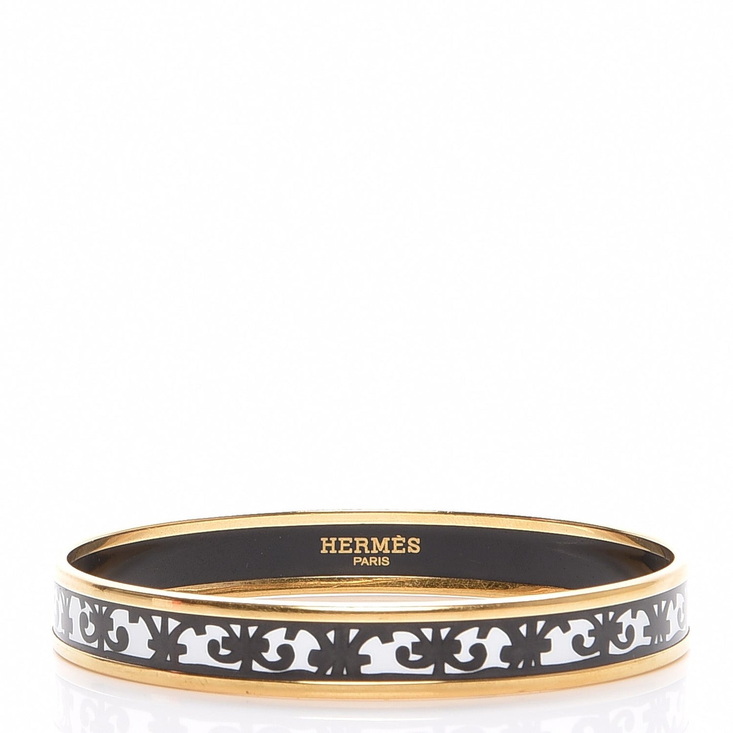 Enamel Printed Narrow Balcons Du Guadalquivir Bracelet 70 Black