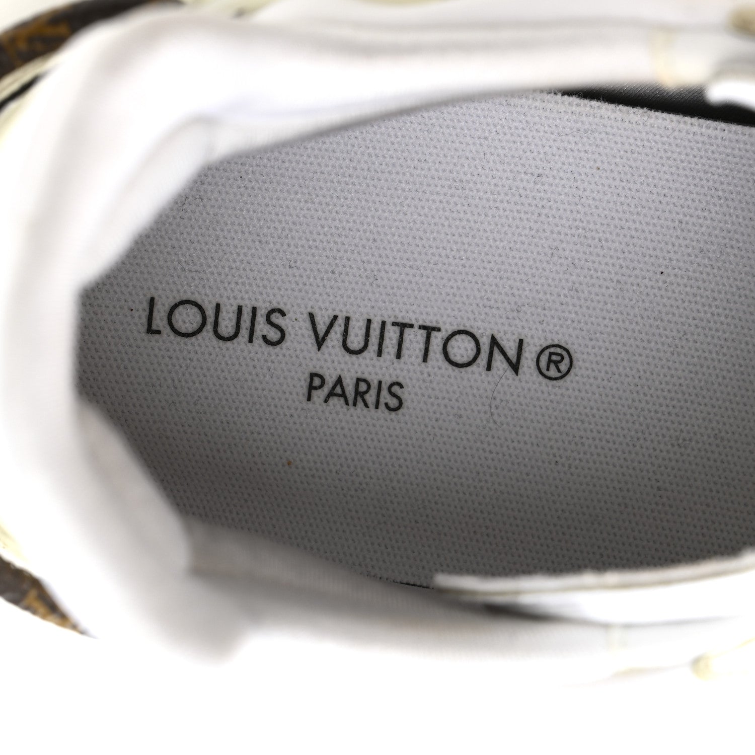 Louis Vuitton Monogram Calfskin Run 55 Sneakers 38 White 8 of 9