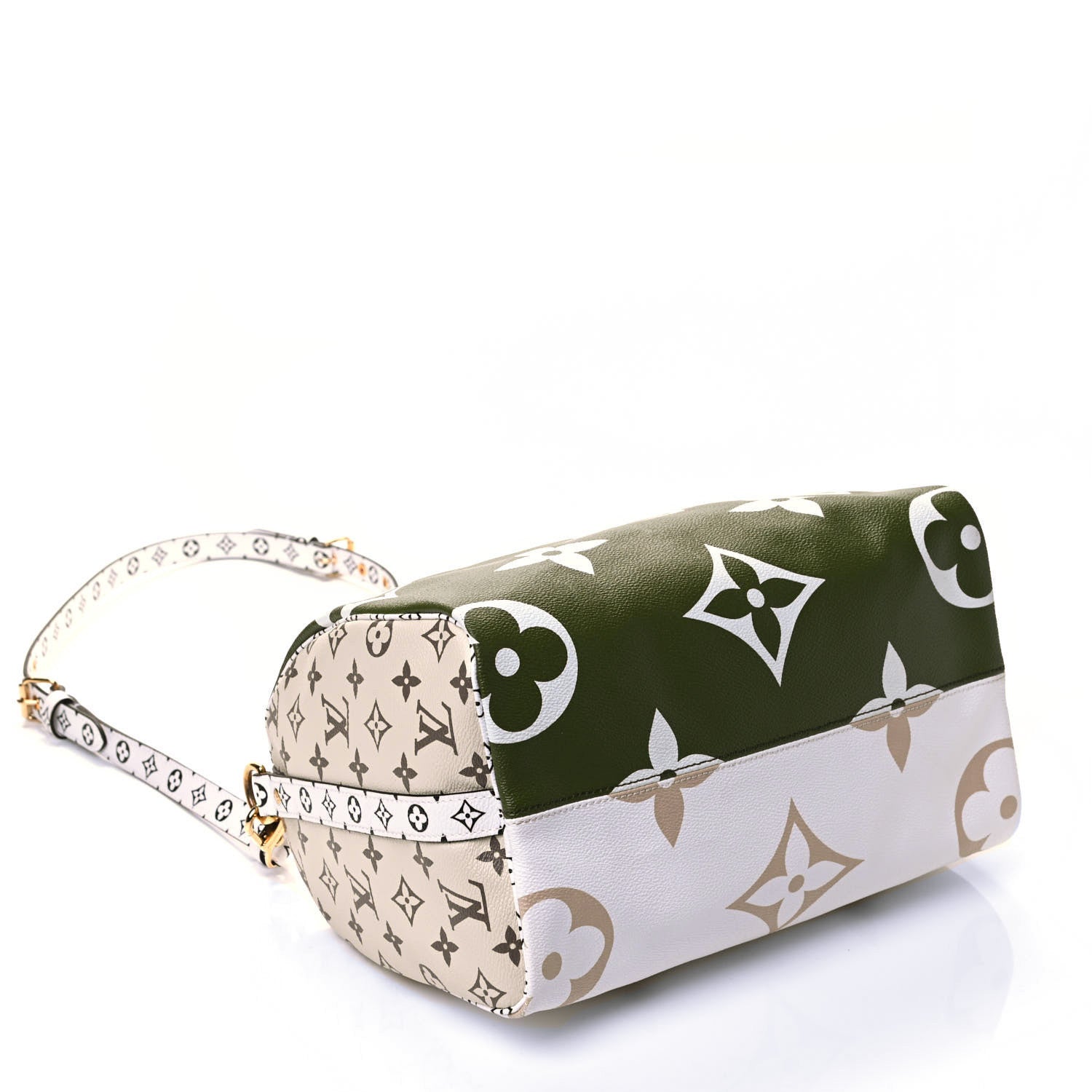 Louis Vuitton Monogram Giant Speedy Bandouliere 30 Kaki Beige 3 of 4