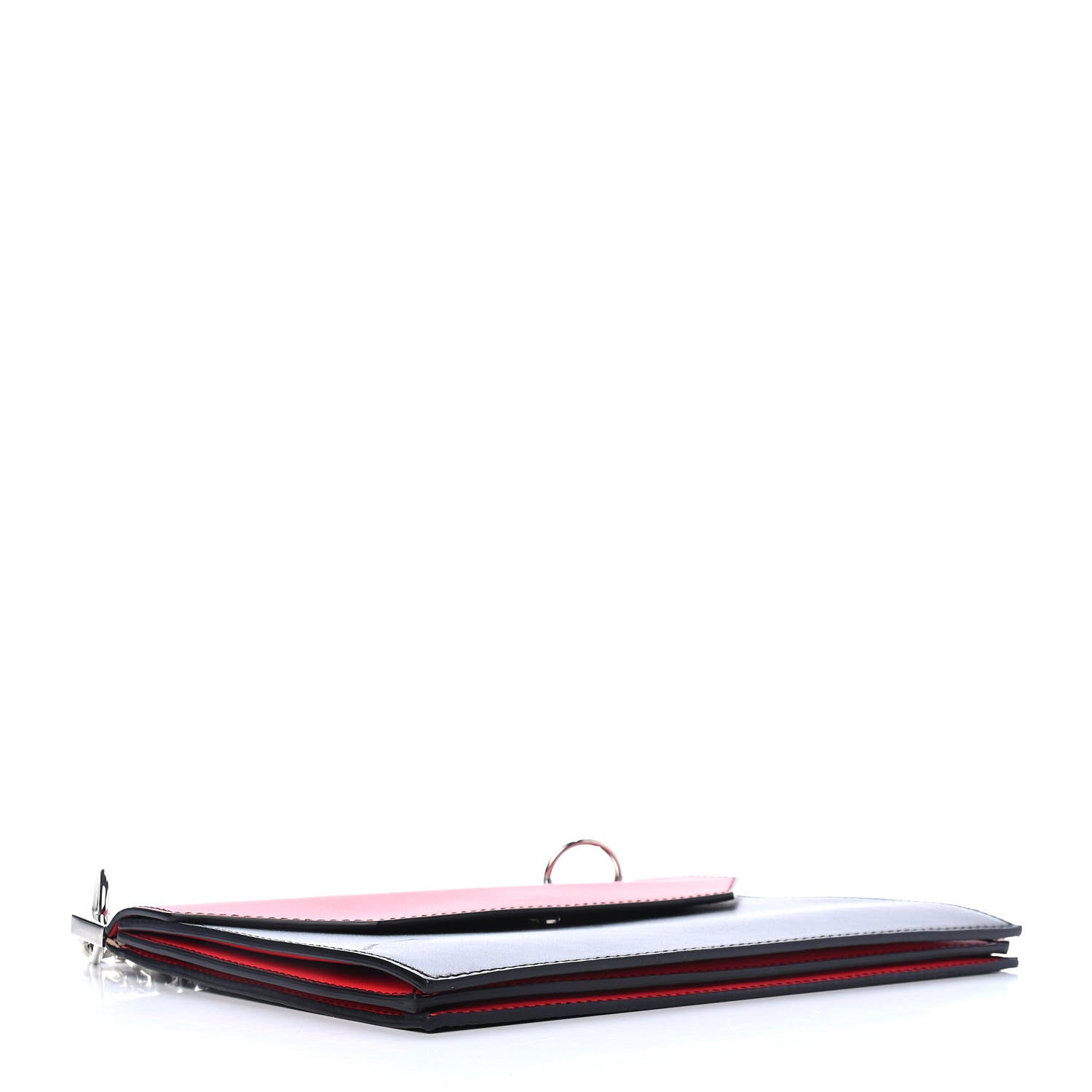 Alexander McQueen Calfskin Two Tone Drop Chain Shoulder Bag Red 4 of 9
