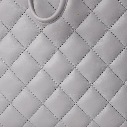 Chanel Calfskin Quilted Large Urban Spirit Backpack Grey 19 of 25