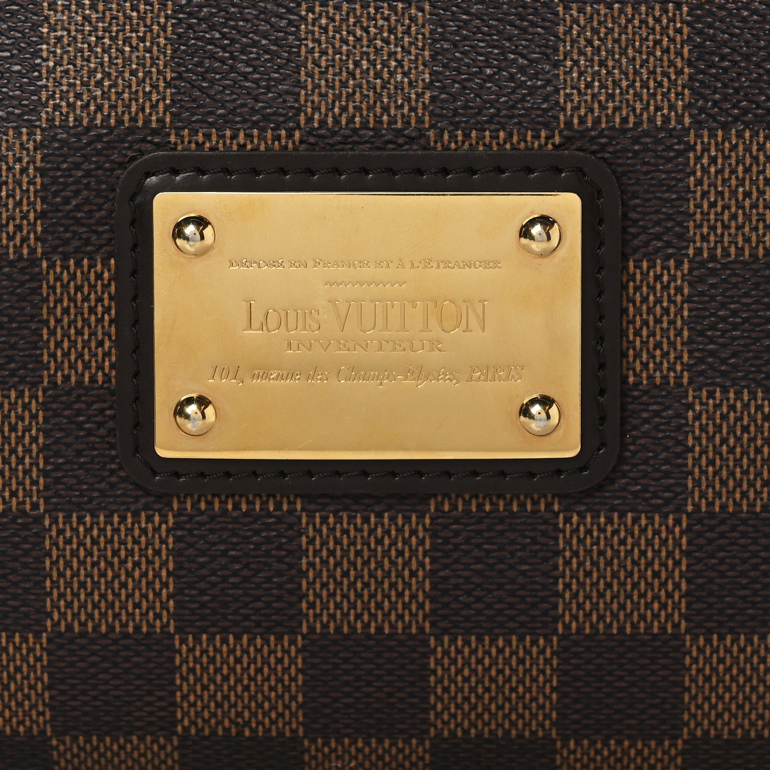 Louis Vuitton Damier Ebene Eva Clutch 7 of 9
