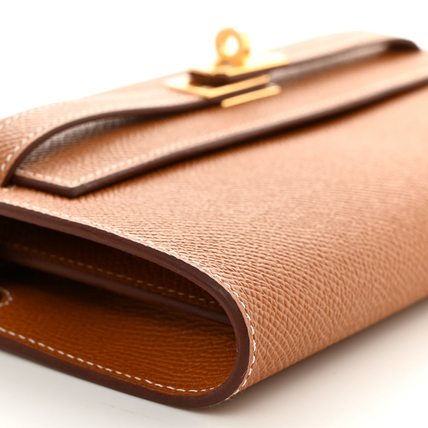Hermes Epsom Kelly Wallet To Go Gold 8 of 10