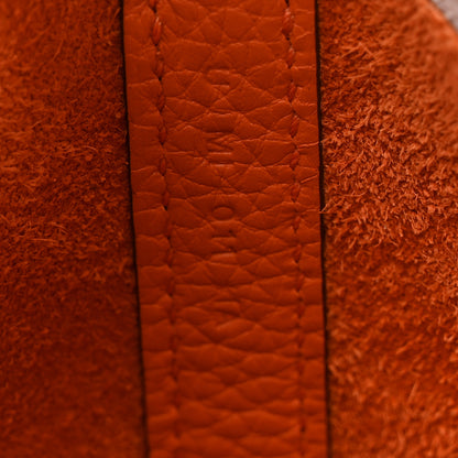 Hermes Taurillon Clemence Picotin Lock 18 PM Orange 7 of 10
