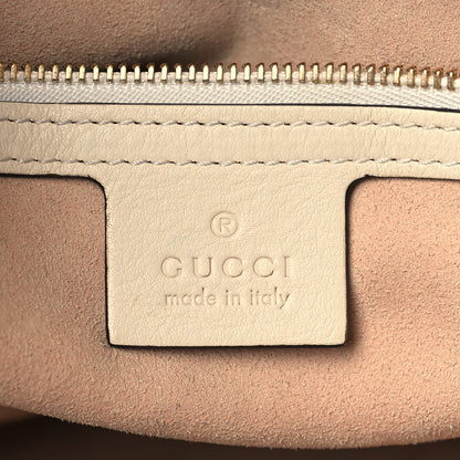 Gucci GG Supreme Monogram Medium Padlock Tote White 6 of 11