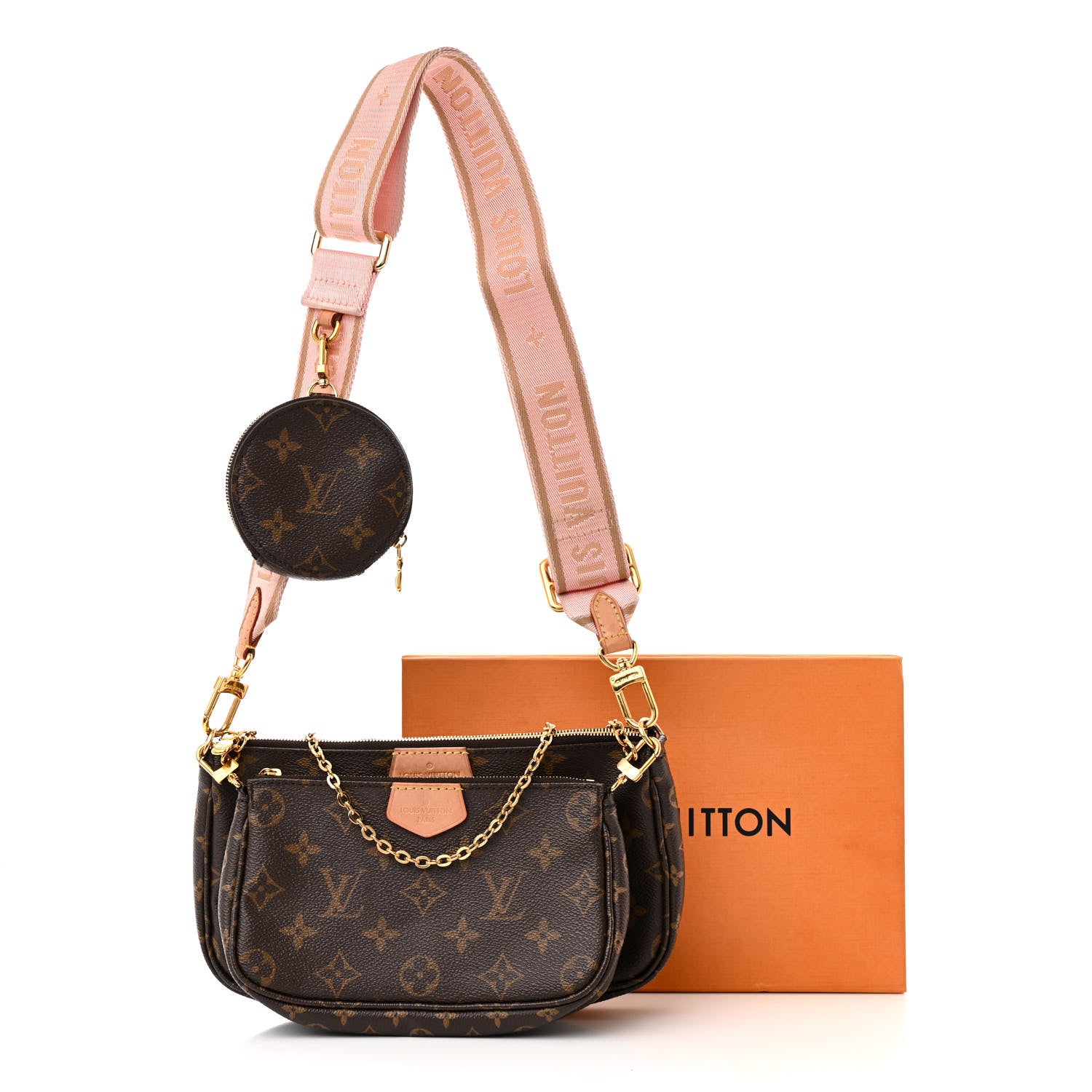 Louis Vuitton Monogram Multi Pochette Accessories Rose Clair 12 of 12