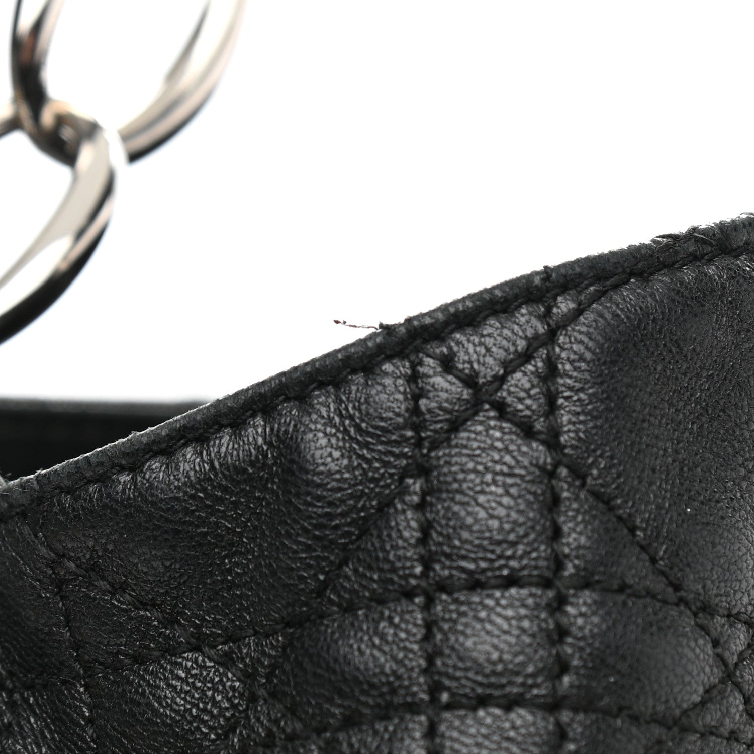 Christian Dior Lambskin Cannage Large Dior Soft Hobo Black 16 of 16