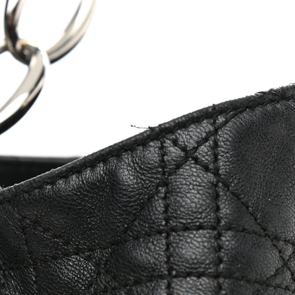 Christian Dior Lambskin Cannage Large Dior Soft Hobo Black 16 of 16