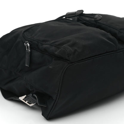 Prada Tessuto Nylon Saffiano Vela Backpack Black 9 of 14