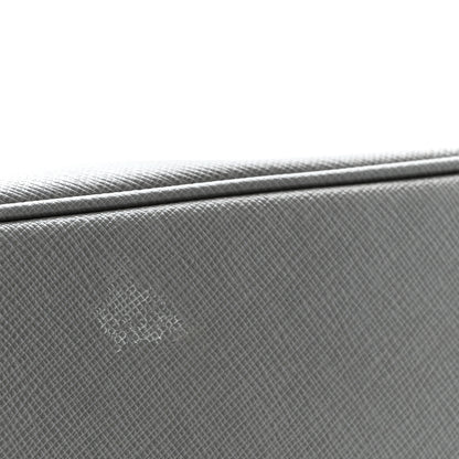 Prada Saffiano Lux Medium Galleria Double Zip Tote Grey 12 of 18