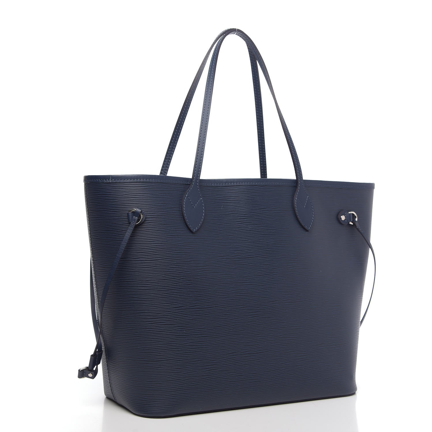 Louis Vuitton Epi Neverfull MM Indigo 3 of 9