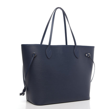 Louis Vuitton Epi Neverfull MM Indigo 3 of 9