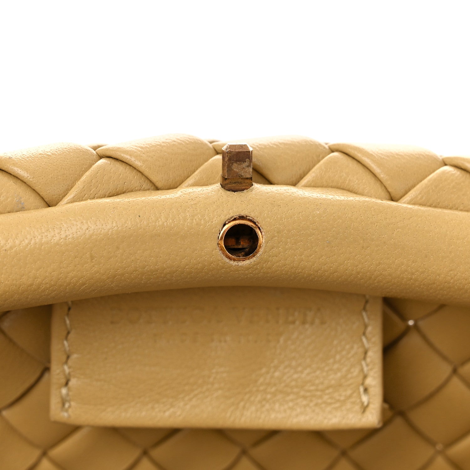 Bottega Veneta Nappa Intrecciato Padded Small The Top Handle Tote Bag Porridge 10 of 10