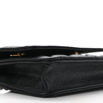 Chanel Caviar Quilted Wallet on Chain WOC Black 7 of 10