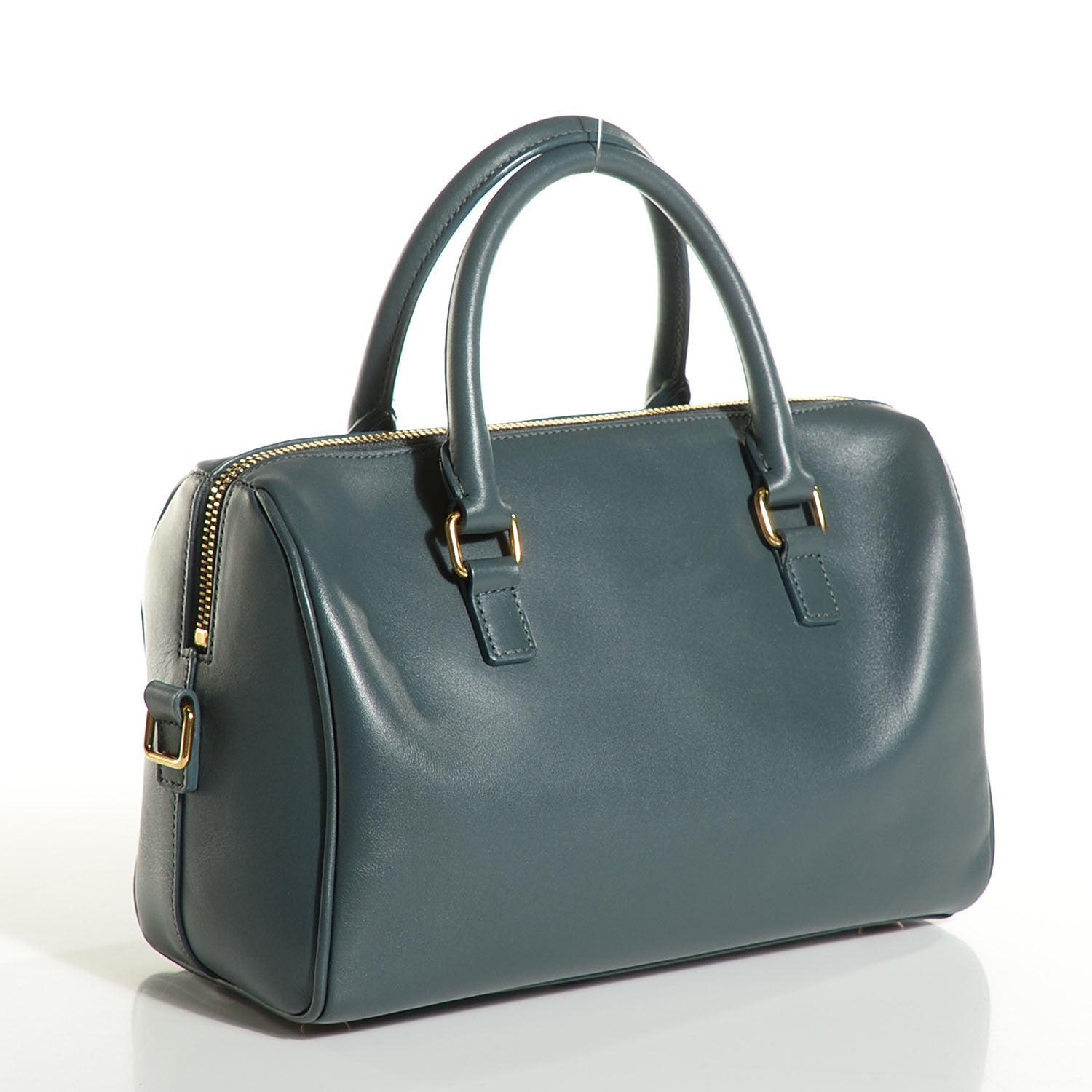 Saint Laurent Calfskin Classic Duffle 3 Earth 3 of 7