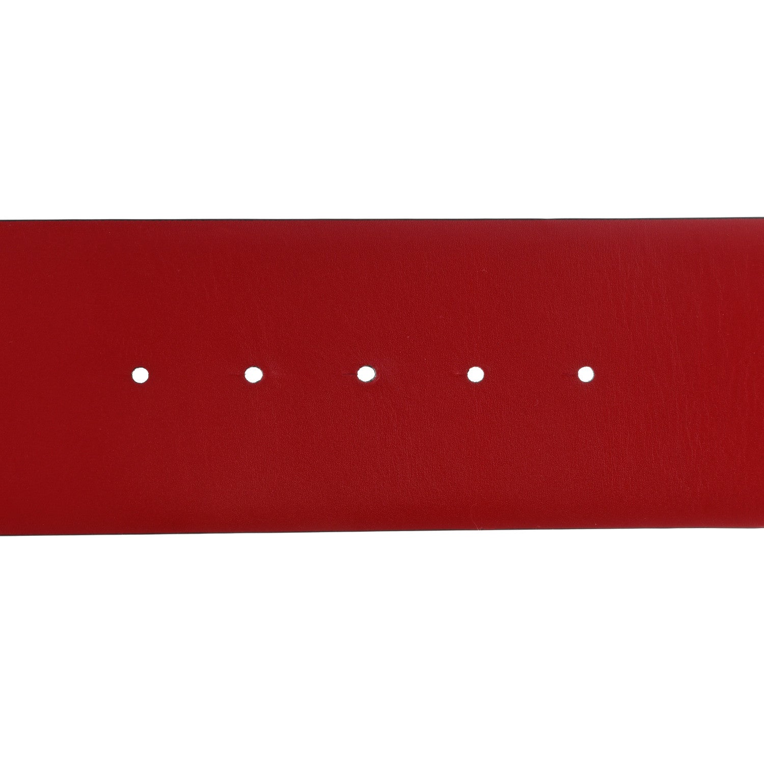Valentino Garavani Glossy Calfskin VLogo Reversible 70mm Belt 85 34 Rubin Rouge Pur 4 of 5