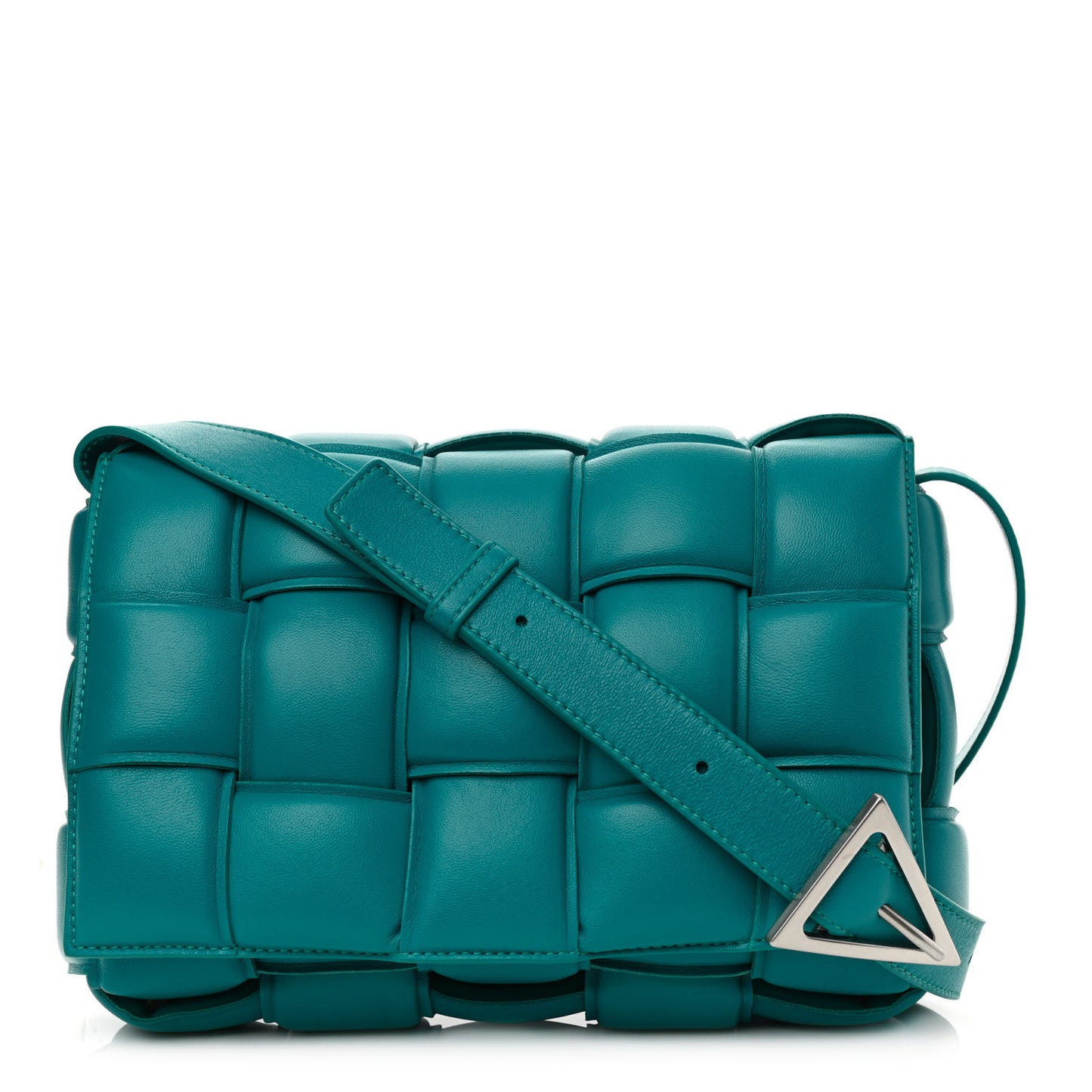 Nappa Maxi Intreccio Padded Cassette Crossbody Bag Blaster